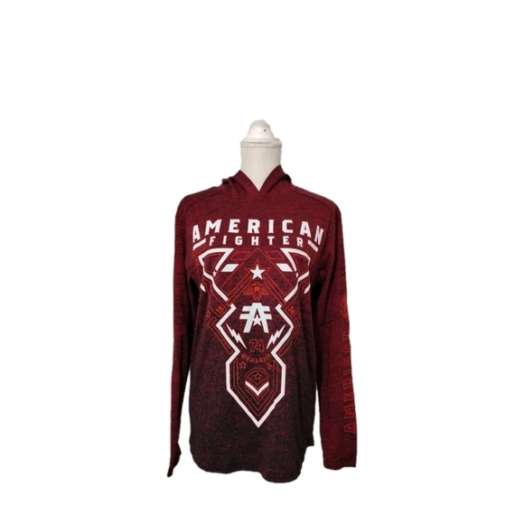 AMERICAN FIGHTER Men's Hoodie Sweatshirt HARTSDALE Athletic MMA Size M - Picture 3 of 7